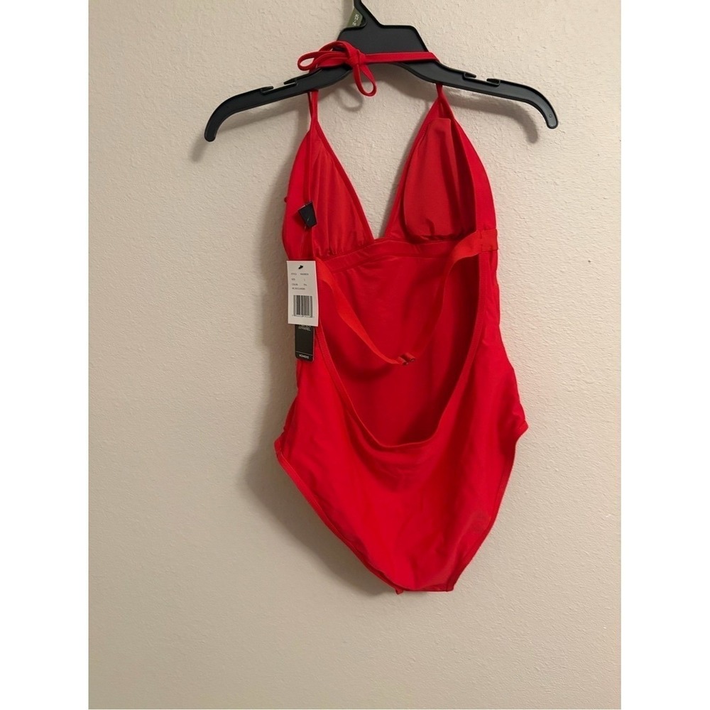 NFL Team Apparel Tampa Bay Buccaneers Red Halter One Piece Swimsuit NWT XXL - Picture 7 of 11